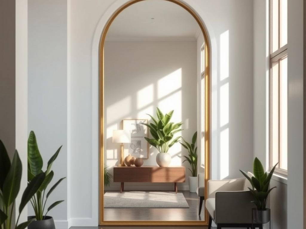 Lustro w strefie wejściowej: gdzie powiesić, by połączyć funkcjonalność z harmonią feng shui i optycznym powiększeniem przestrzeni