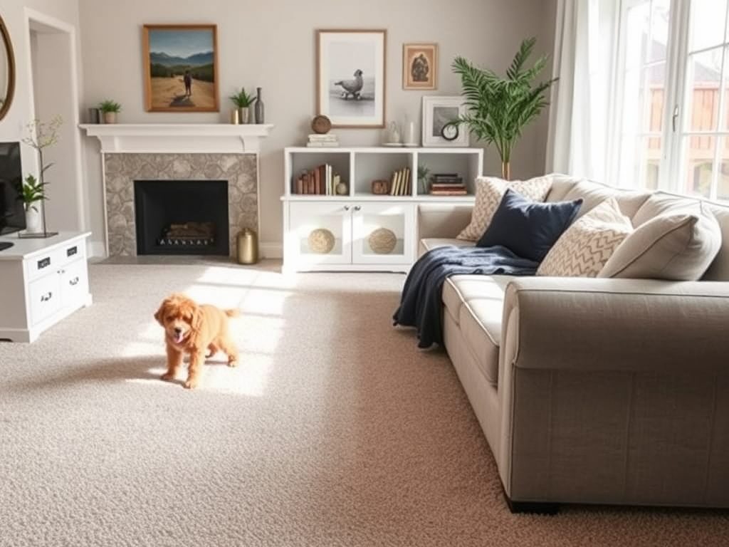 Jak wybrać dywan do domu z psem: odporność, czyszczenie i bezpieczeństwo w praktyce