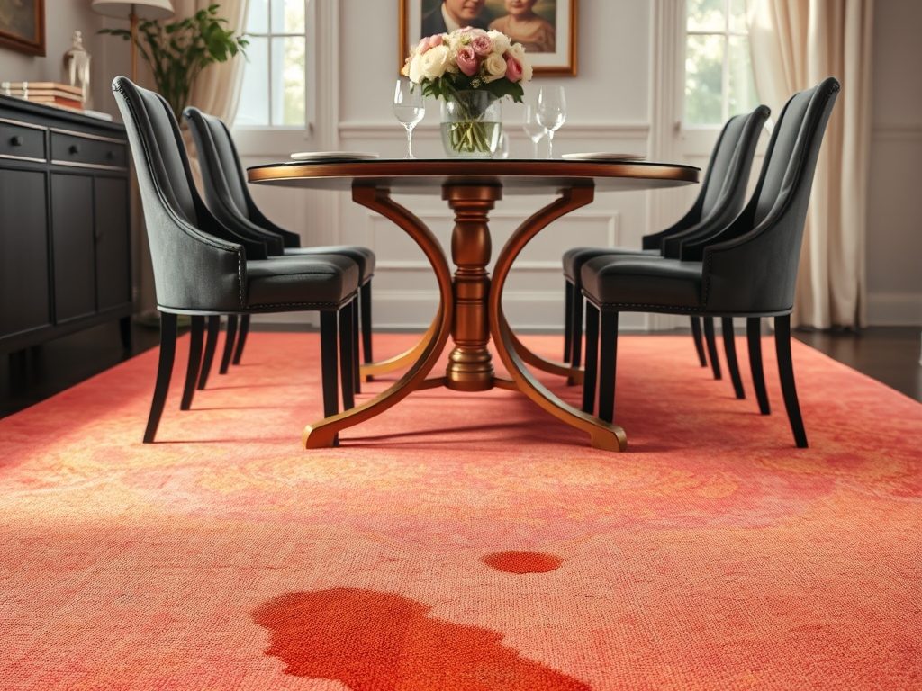 Dywan pod stół a plamy: jak reagować i dobierać materiały, by utrzymać czystość i estetykę