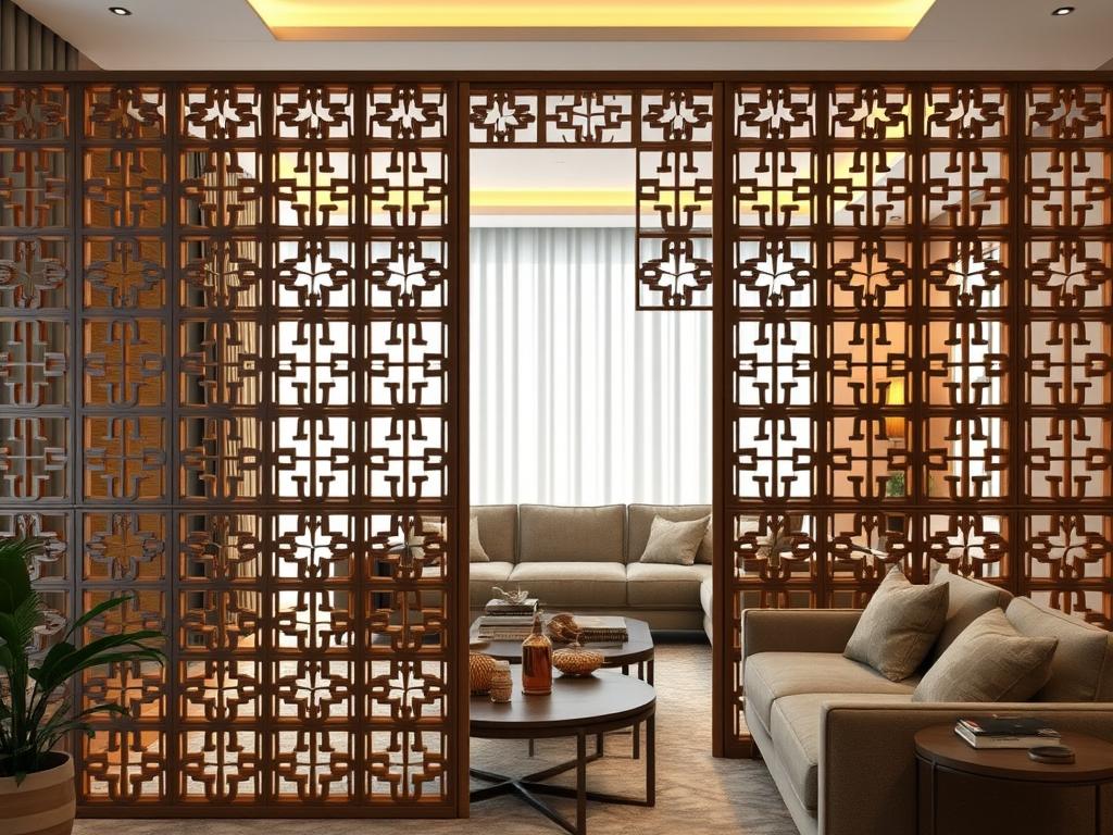 Ścianka ażurowa w salonie: jak wybrać i zamontować funkcjonalną przegrodę do podziału przestrzeni