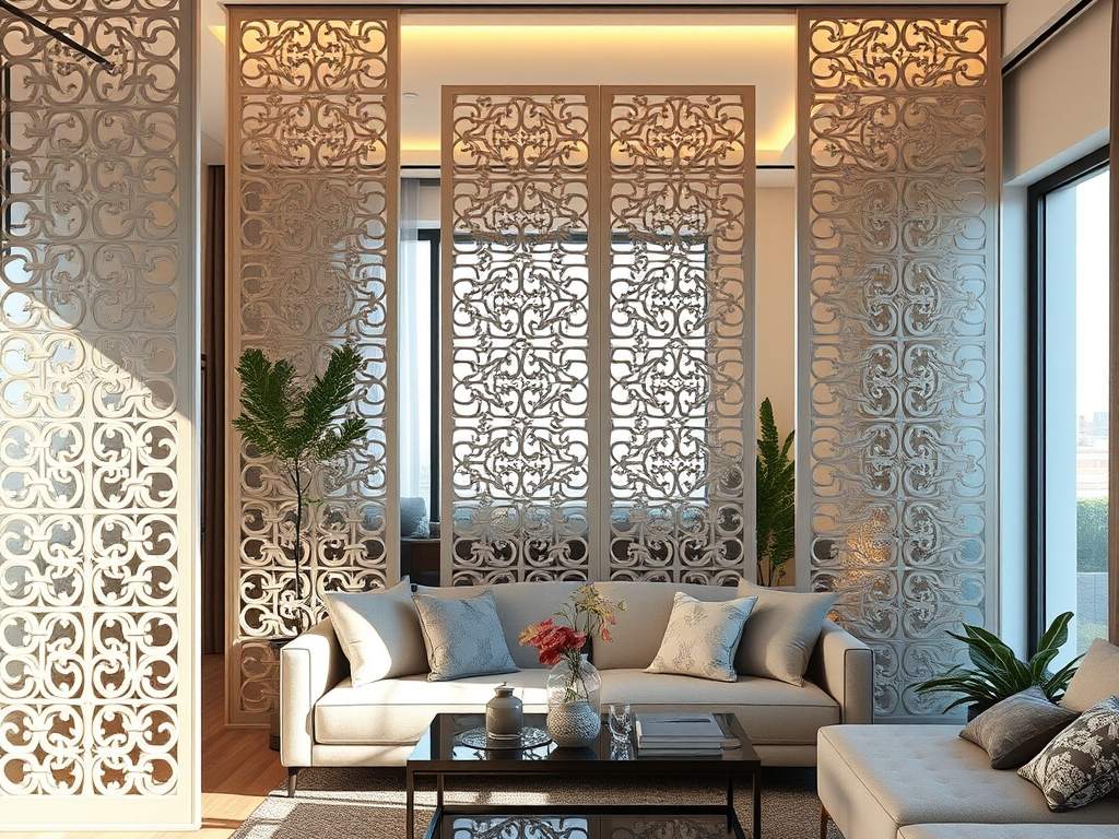 Panele ażurowe w kawalerce: jak podzielić przestrzeń z zachowaniem światła i prywatności