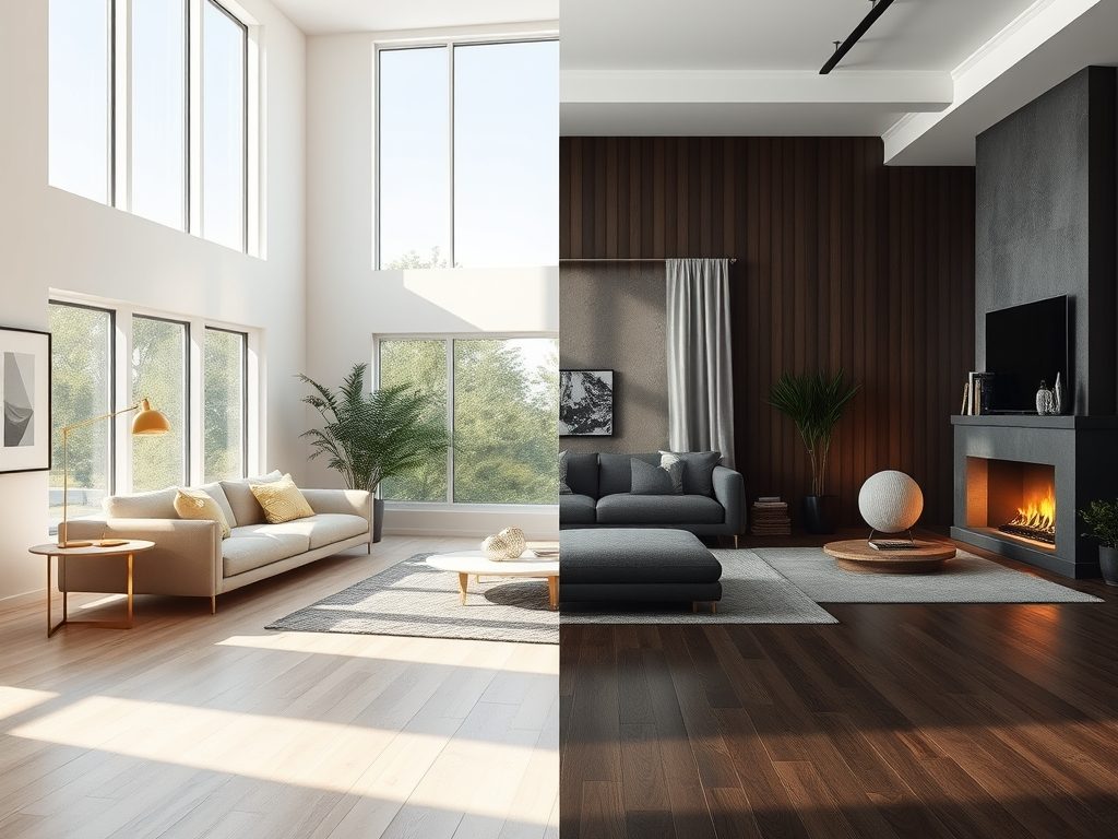 Jasna czy ciemna podłoga do mieszkania – jak dopasować kolor do stylu, przestrzeni i oświetlenia wnętrza?