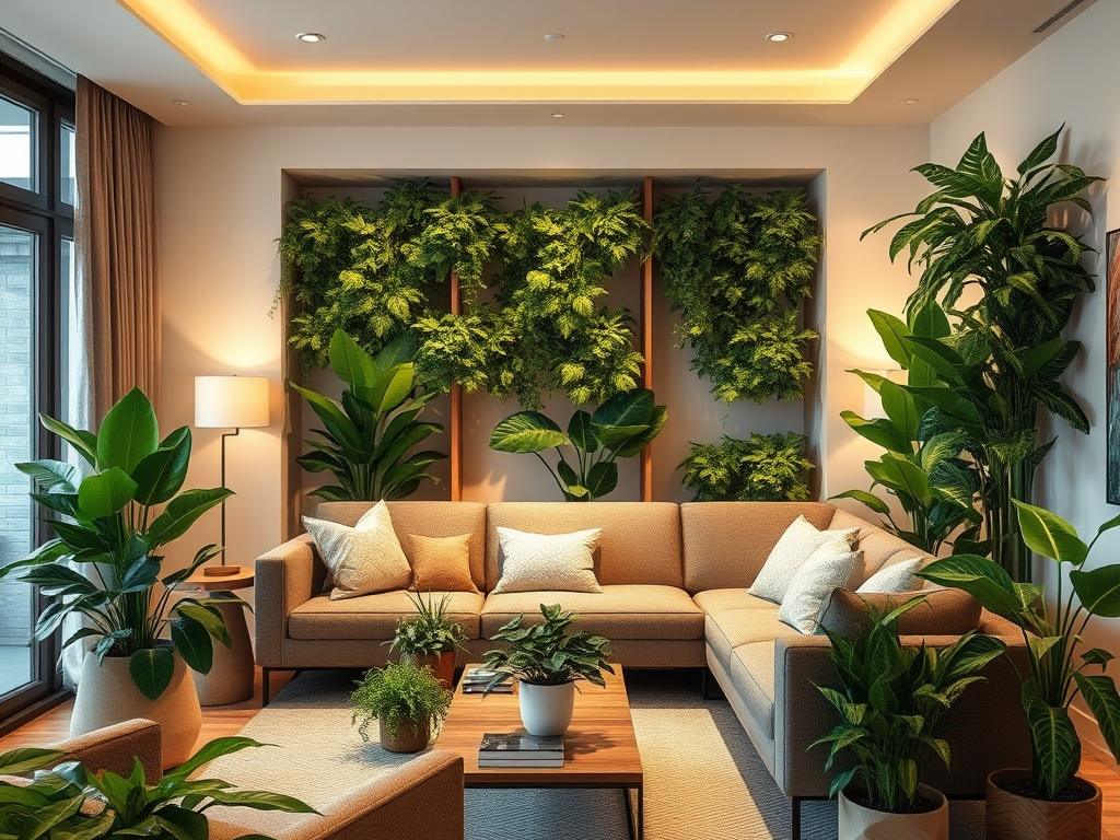 Rośliny jako naturalne przegrody w salonie: jak funkcjonalnie i estetycznie wyznaczyć strefy