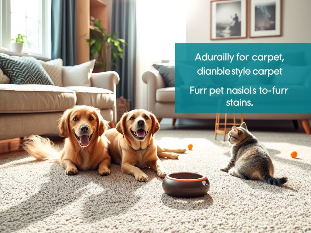 Wykładzina a zwierzęta: jak wybrać i dbać o podłogę odporną na sierść i zabrudzenia