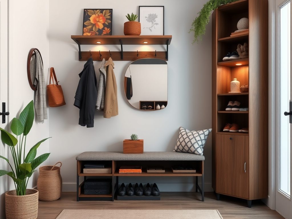 Przechowywanie w strefie wejściowej: jak zorganizować funkcjonalną i ergonomiczną przestrzeń