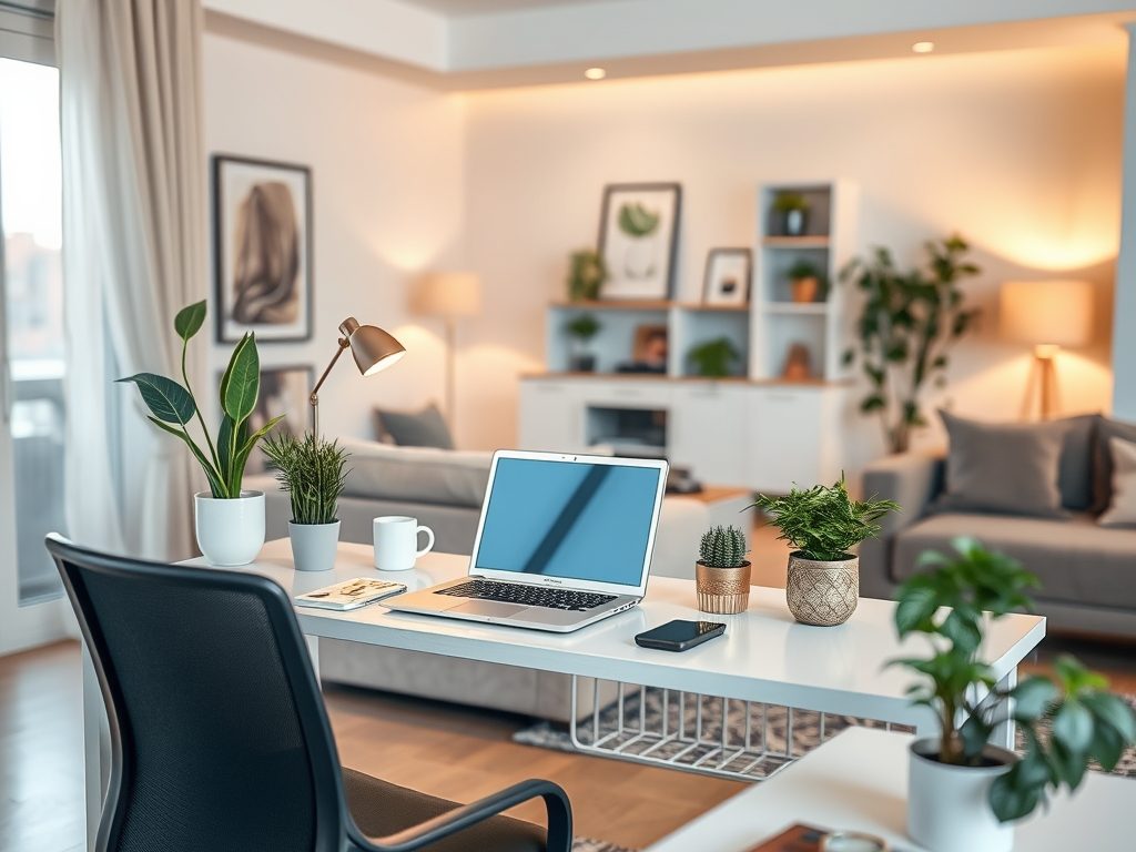 Jak funkcjonalnie wyodrębnić kącik do pracy w salonie – praktyczne metody i aranżacyjne pułapki do uniknięcia