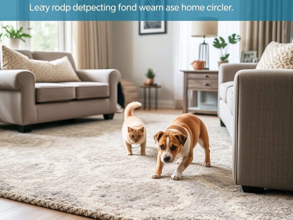 Dywan dla domu ze zwierzętami: jak wybrać trwały i łatwy w utrzymaniu model dostosowany do pupila