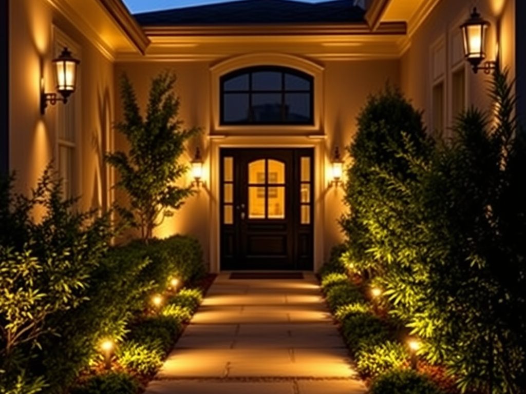Oświetlenie w strefie wejściowej: jak połączyć bezpieczeństwo z estetyką i funkcjonalnością