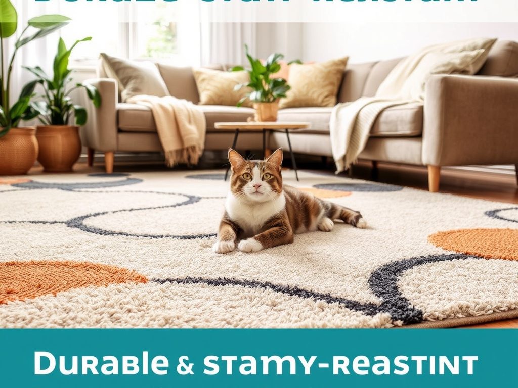 Dywan do domu z kotem: jak wybrać trwały i łatwy w czyszczeniu model, który sprosta codziennym wyzwaniom